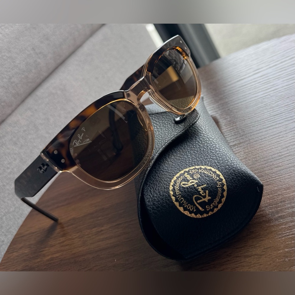 Ray-Ban Brown Polarized Mega Hawkeye  Sunglasses